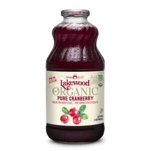 LAKEWOOD Organic PURE Cranberry (32 oz, 6 pack)