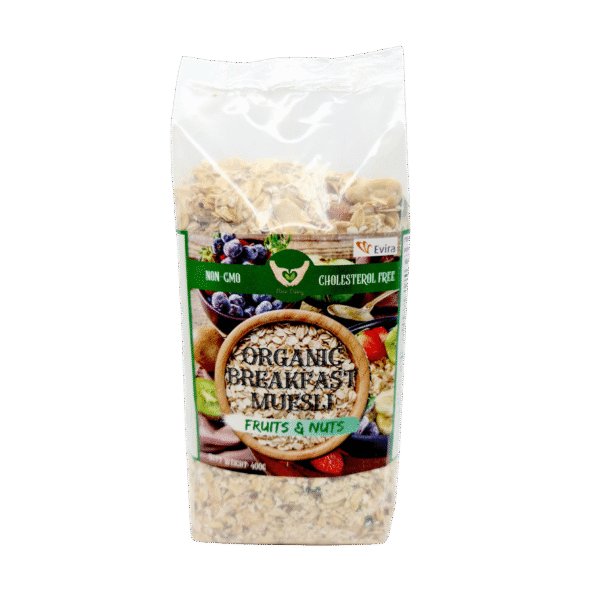 Organic Muesli Luxury-10 Nuts, Fruits & Seeds