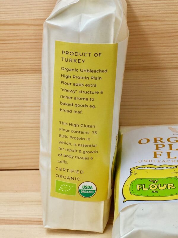 Clean Eating Organic Plain Flour Unbleached High Protein